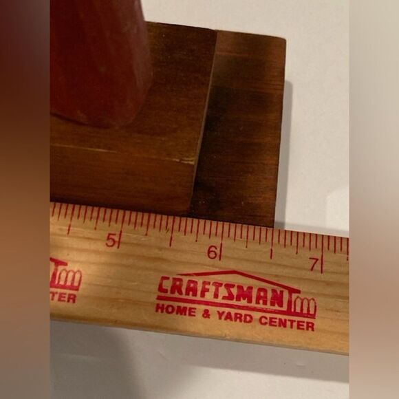 Folk Art Hand Carved Wooden Santa Figurine Whirly Gig Painted Adjustable Arms - Picture 15 of 15